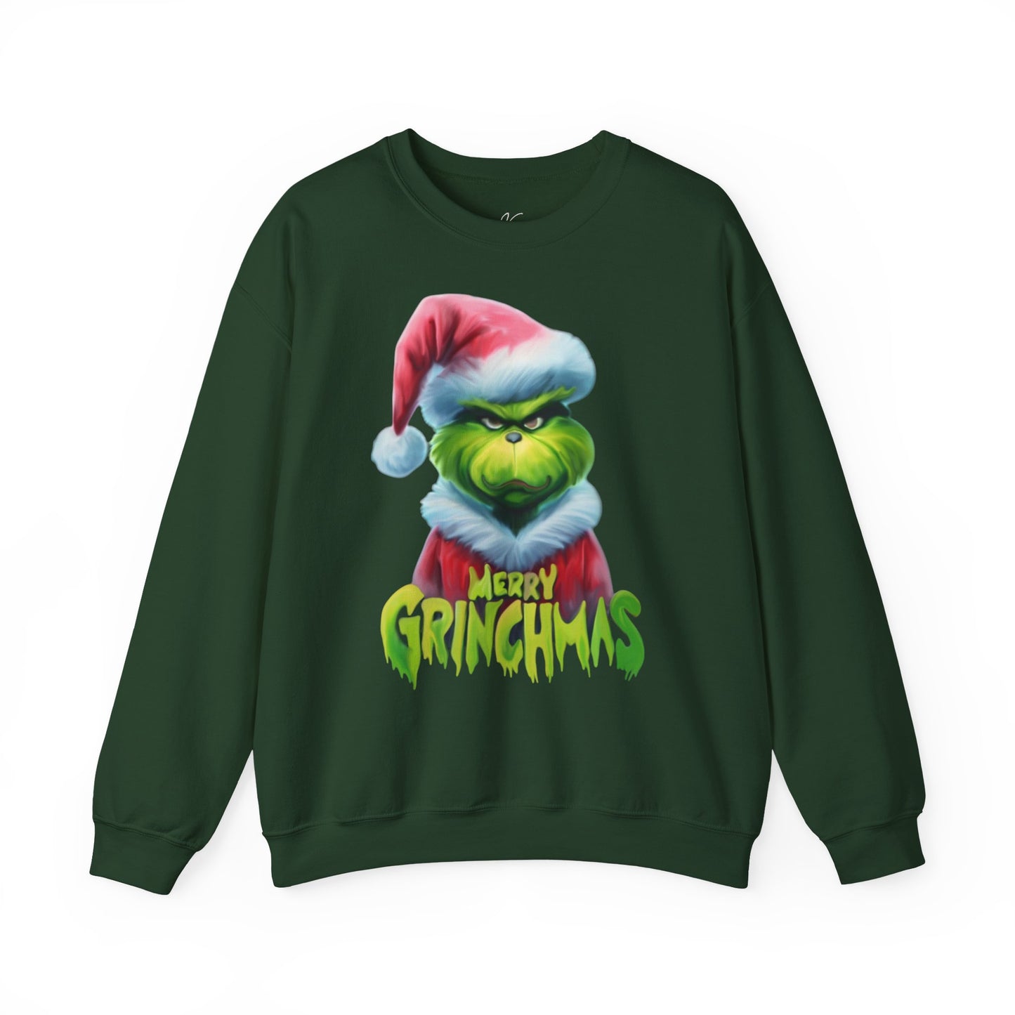 Grinchmas Sweatshirt – handgezeichnetes Weihnachtsdesign