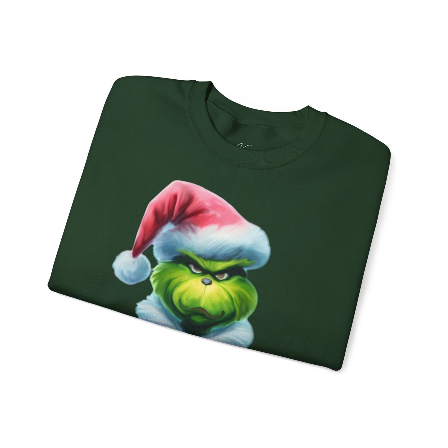 Grinchmas Sweatshirt – handgezeichnetes Weihnachtsdesign
