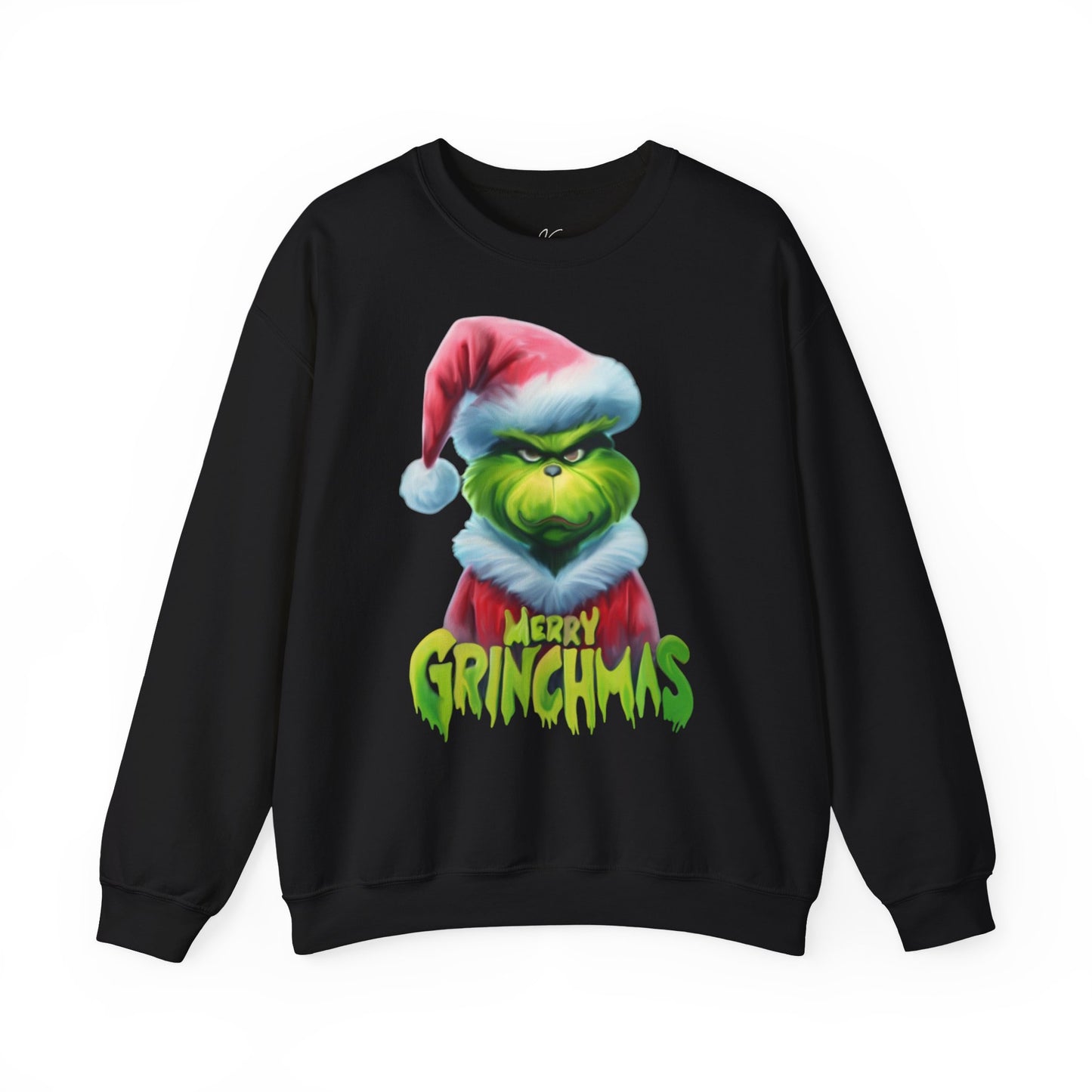 Grinchmas Sweatshirt – handgezeichnetes Weihnachtsdesign