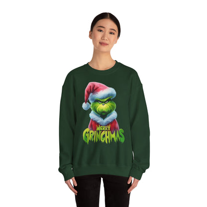 Grinchmas Sweatshirt – handgezeichnetes Weihnachtsdesign