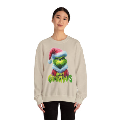 Grinchmas Sweatshirt – handgezeichnetes Weihnachtsdesign