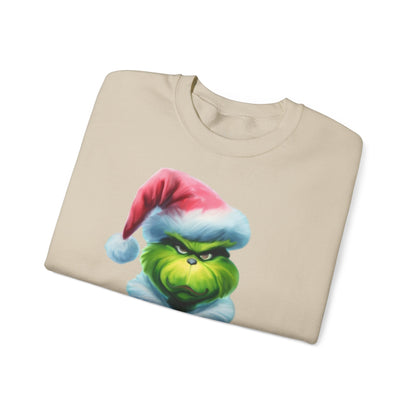 Grinchmas Sweatshirt – handgezeichnetes Weihnachtsdesign