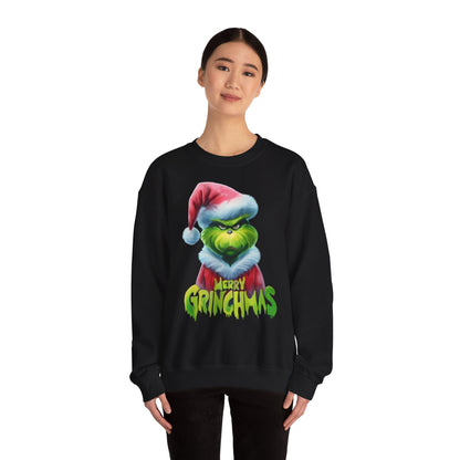 Grinchmas Sweatshirt – handgezeichnetes Weihnachtsdesign